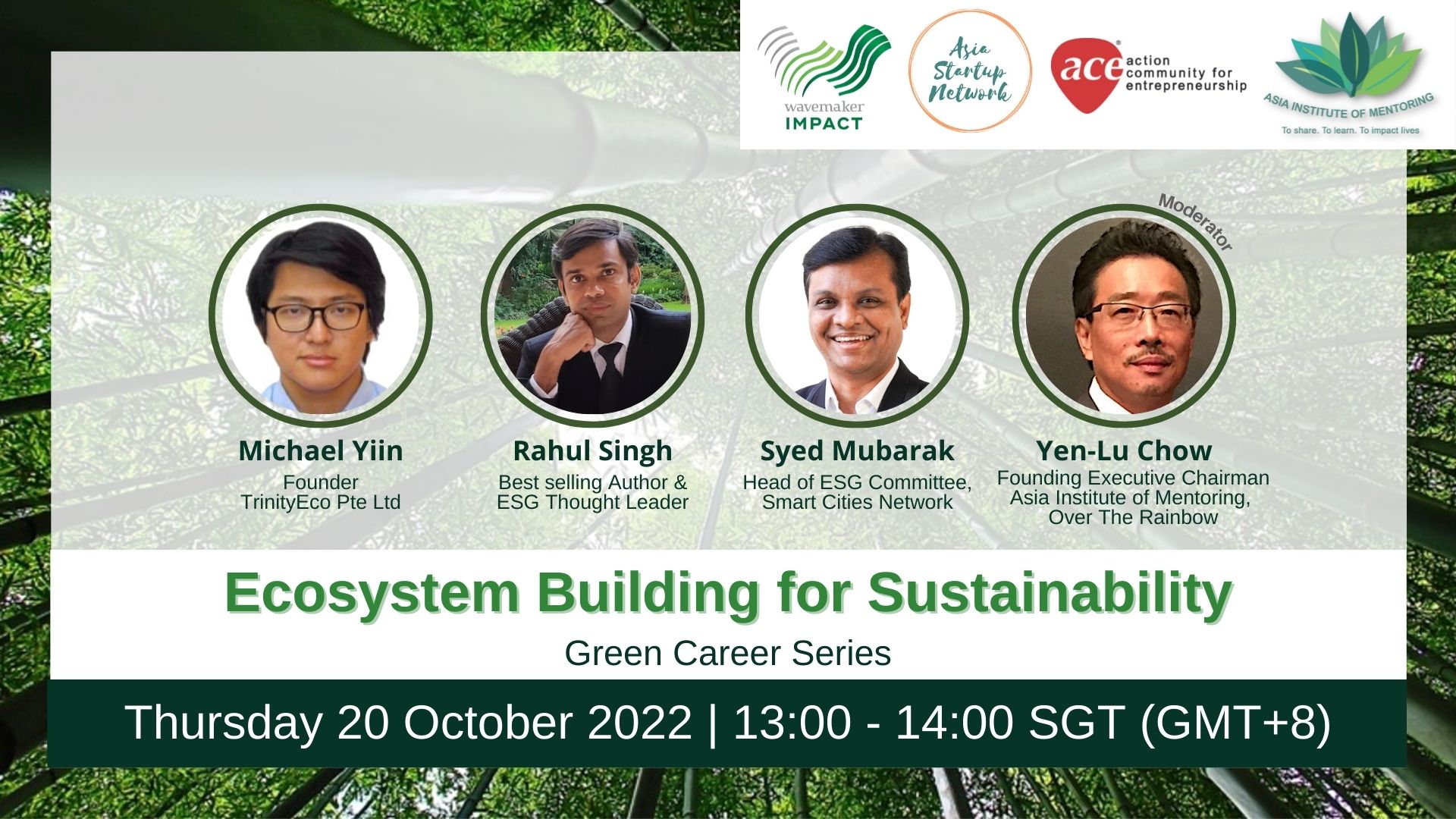 Ecosystem Building for Sustainability | Green Career Series | AIM Website