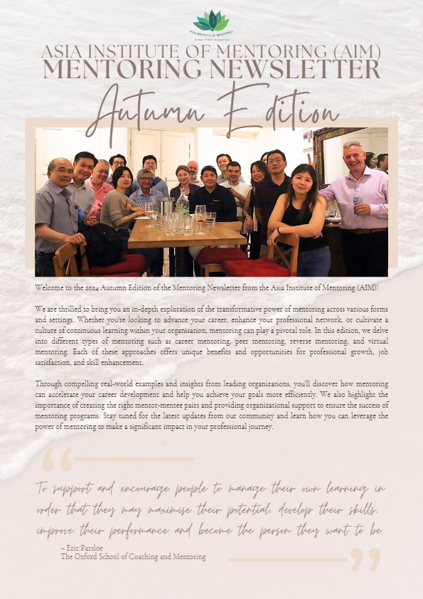 Mentoring Newsletter 2024 Autumn Edition